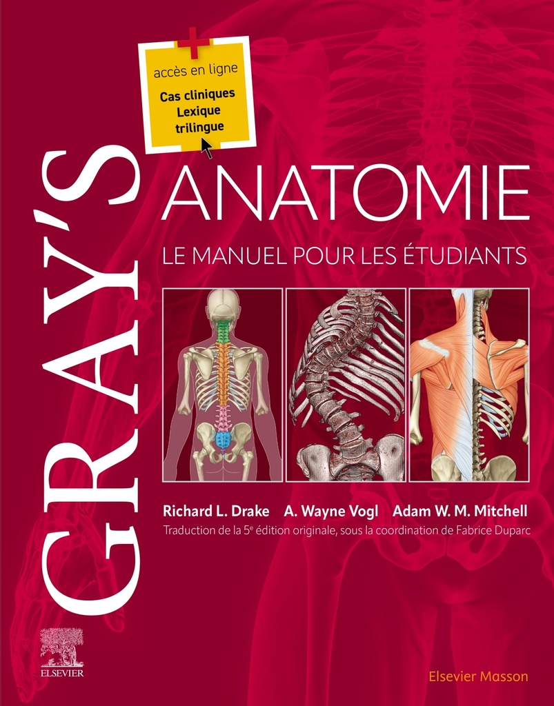 [9782294779251] Gray's Anatomie - Le Manuel pour les étudiants