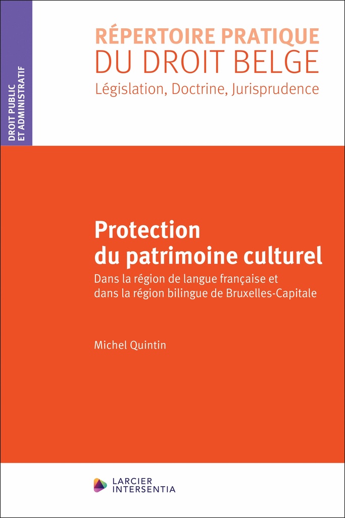 [9782807926462] Protection du patrimoine culturel