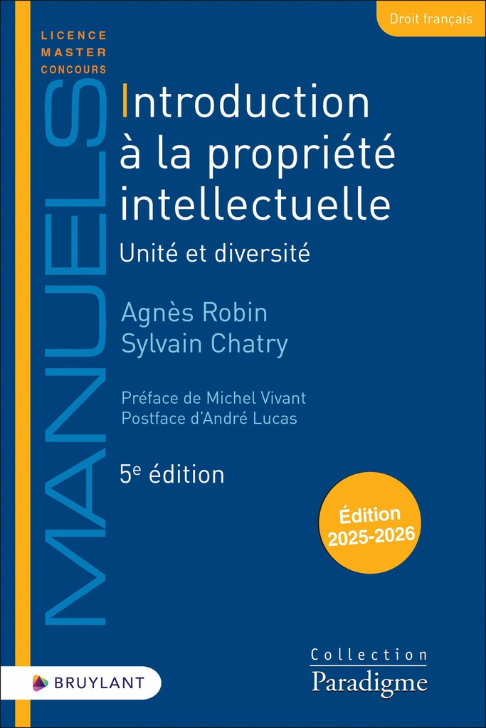 [9782802775638] Introduction à la propriété intellectuelle