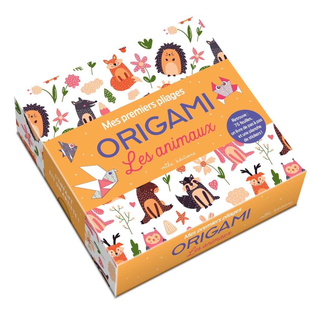 Origami - Les animaux - Mes premiers pliages (coffret)