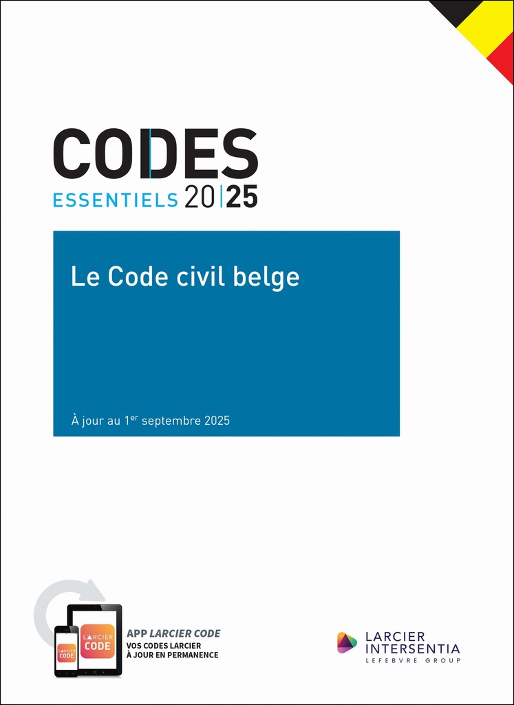 Code essentiel - Le Code civil belge