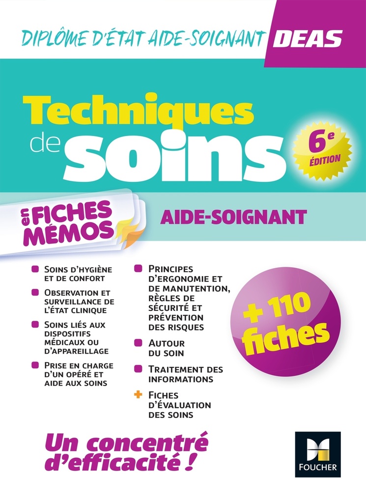 [9782216175819] Techniques de soins en fiches mémos - DEAS Diplôme d'Etat Aide-Soignant