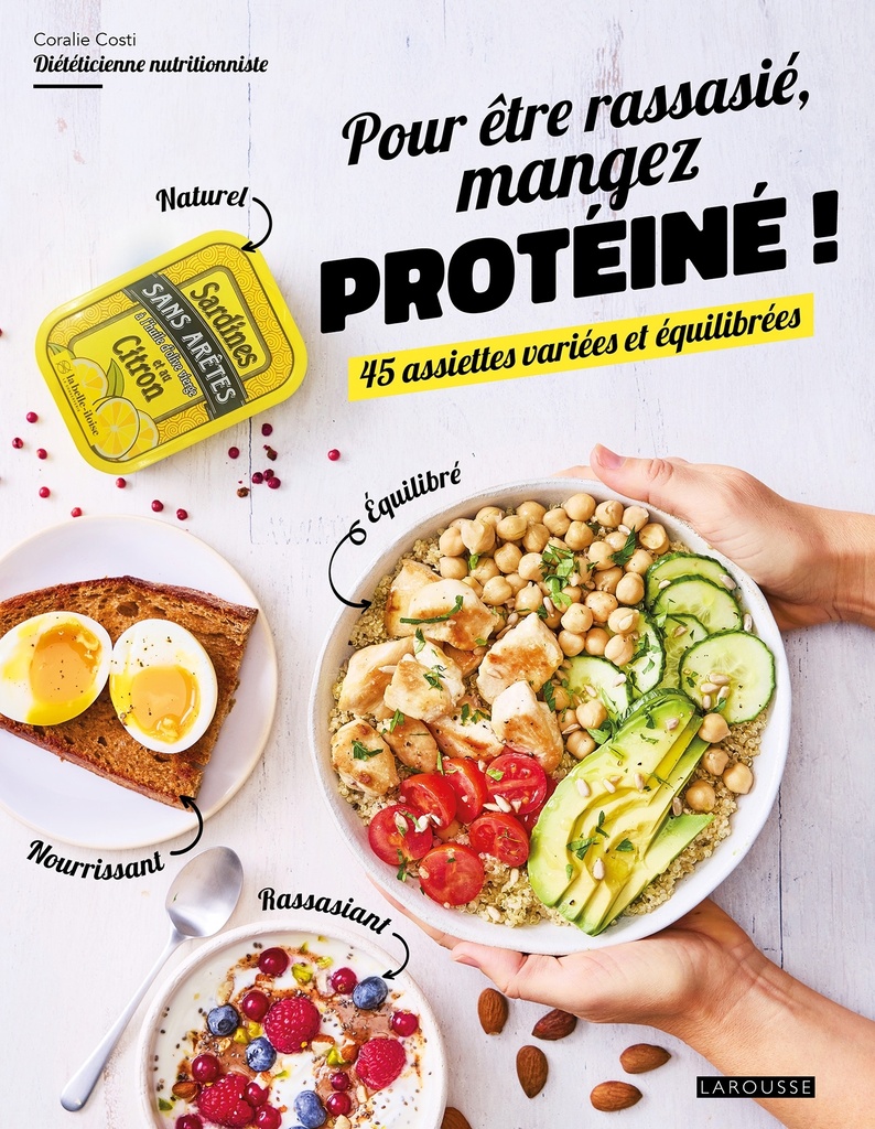 Pour être rassasié, mangez protéiné !