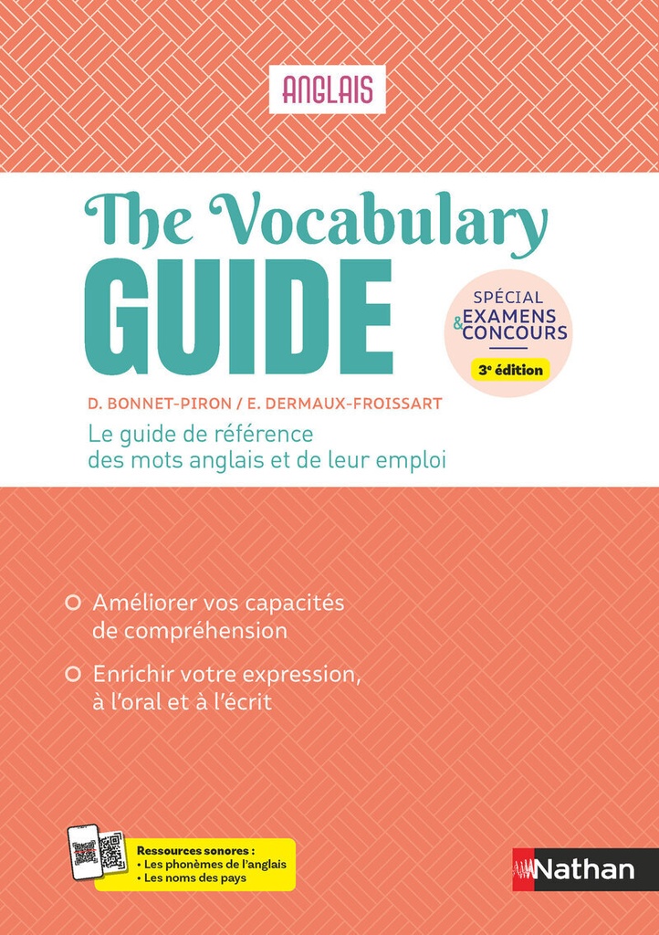 [9782095051686] The Vocabulary Guide - Le guide de référence des mots anglais et leur emploi
