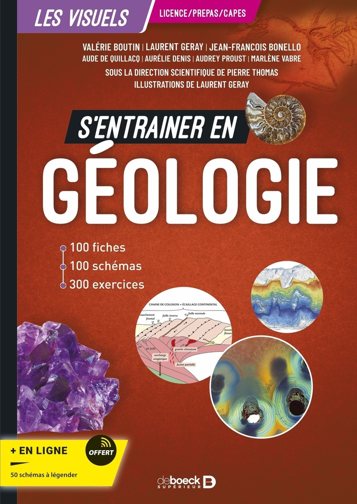 [9782807370500] S'entrainer en géologie - 100 fiches, 100 schémas et 300 exercices