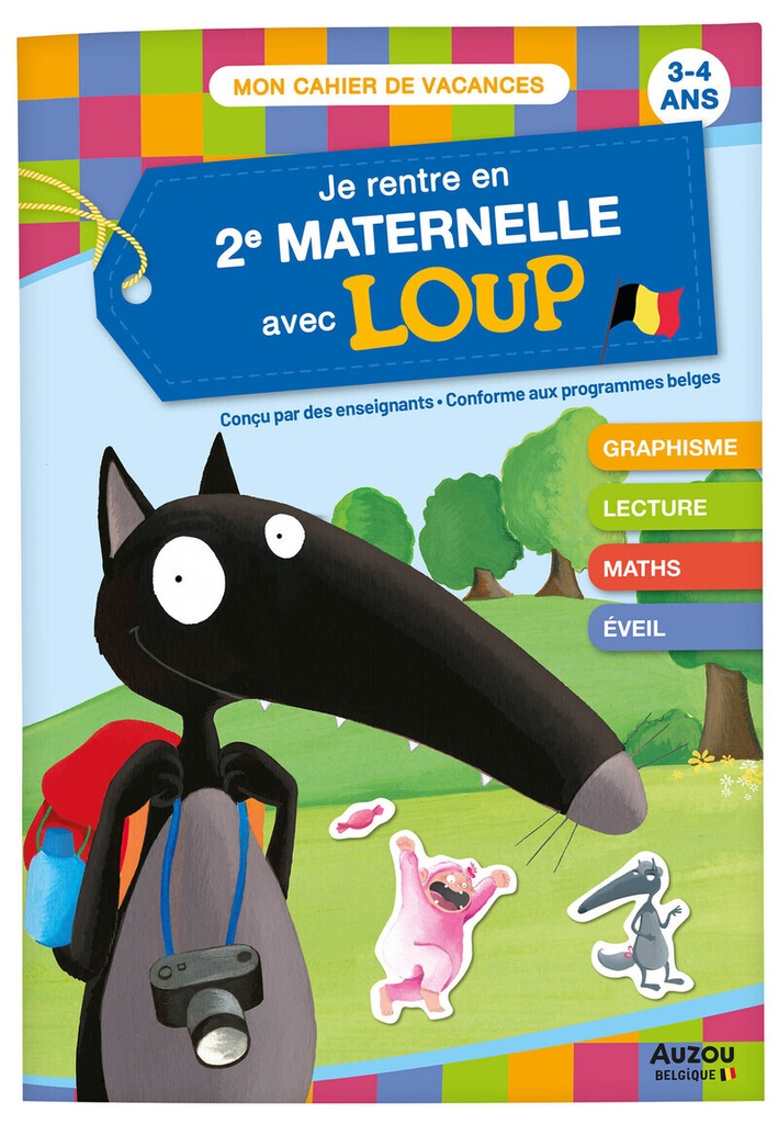 [9791039566117] Je rentre en deuxième maternelle avec Loup