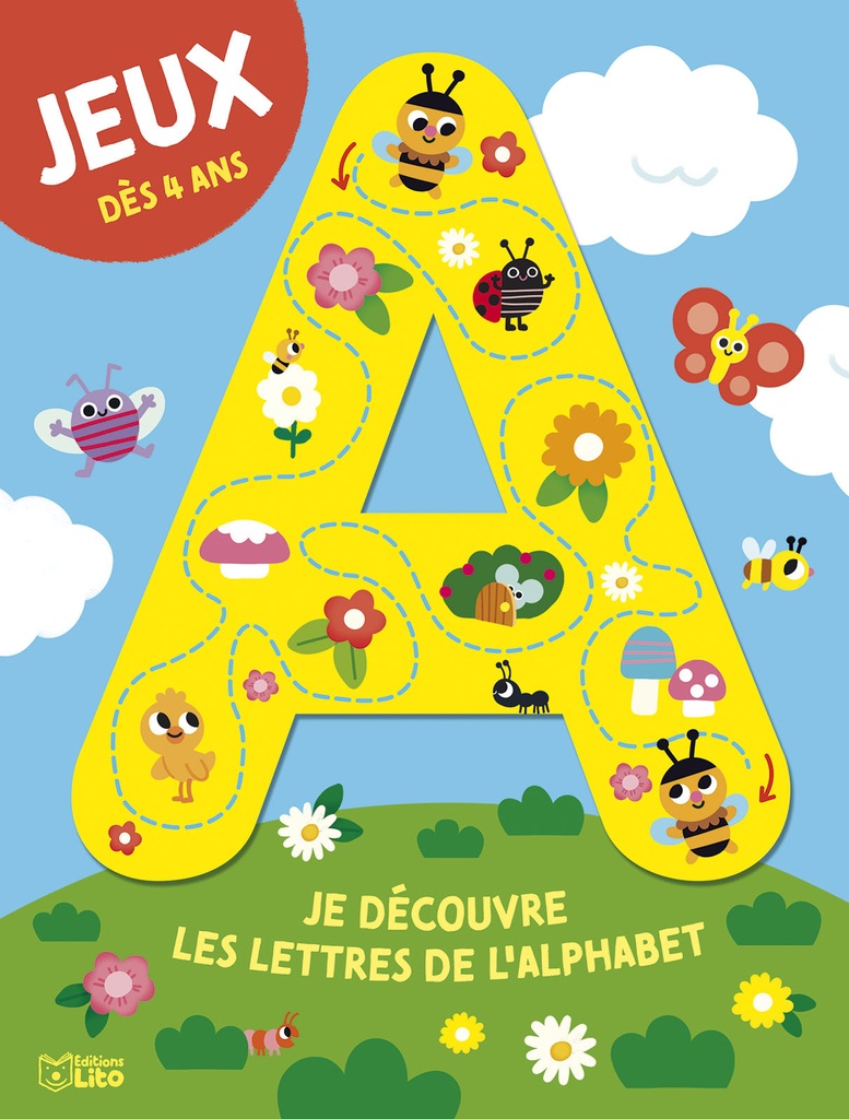 [9782244800912] Je découvre les lettres de l'alphabet - jeux, dès 4 ans