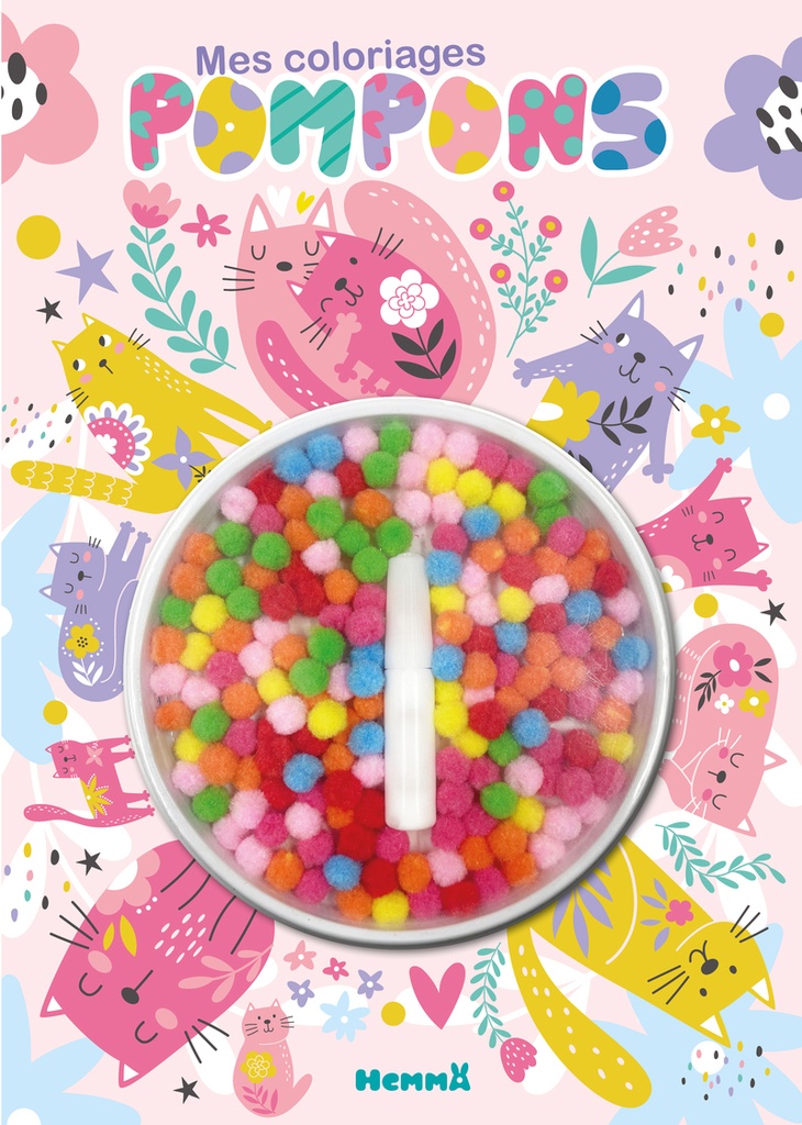 [9782508061882] Mes coloriages pompons (Chats)
