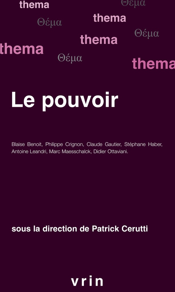 [9782711632121] Le pouvoir