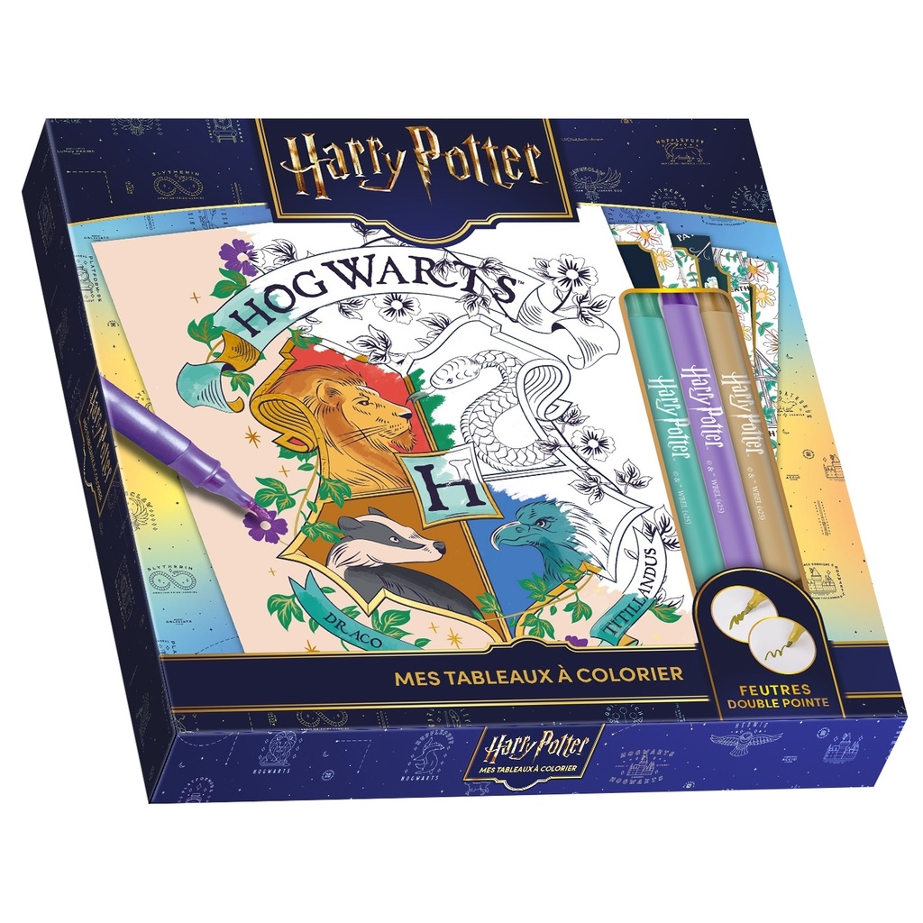 [9782809693560] Harry Potter - Mes tableaux à colorier