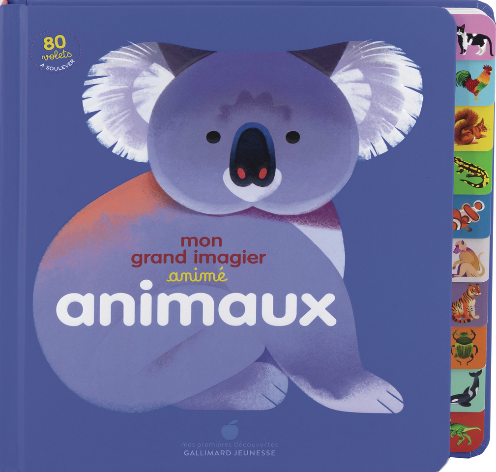 [9782075220262] Mon grand imagier animé - Animaux