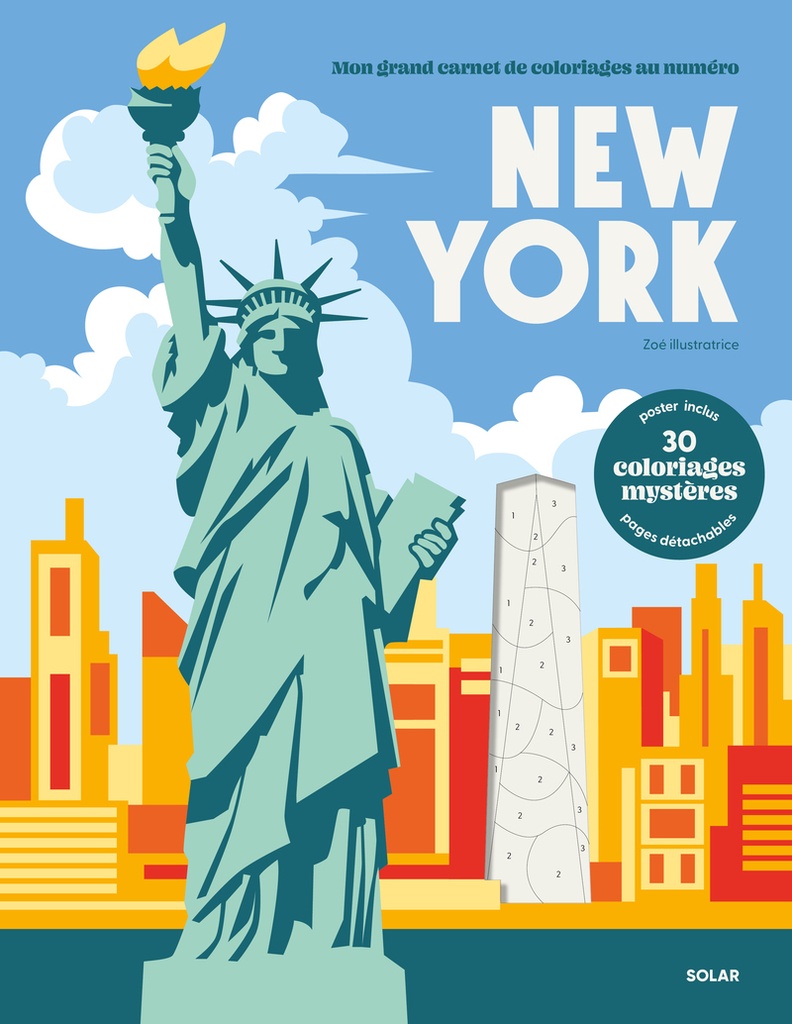 [9782263191985] Coloriages au numéro - New York