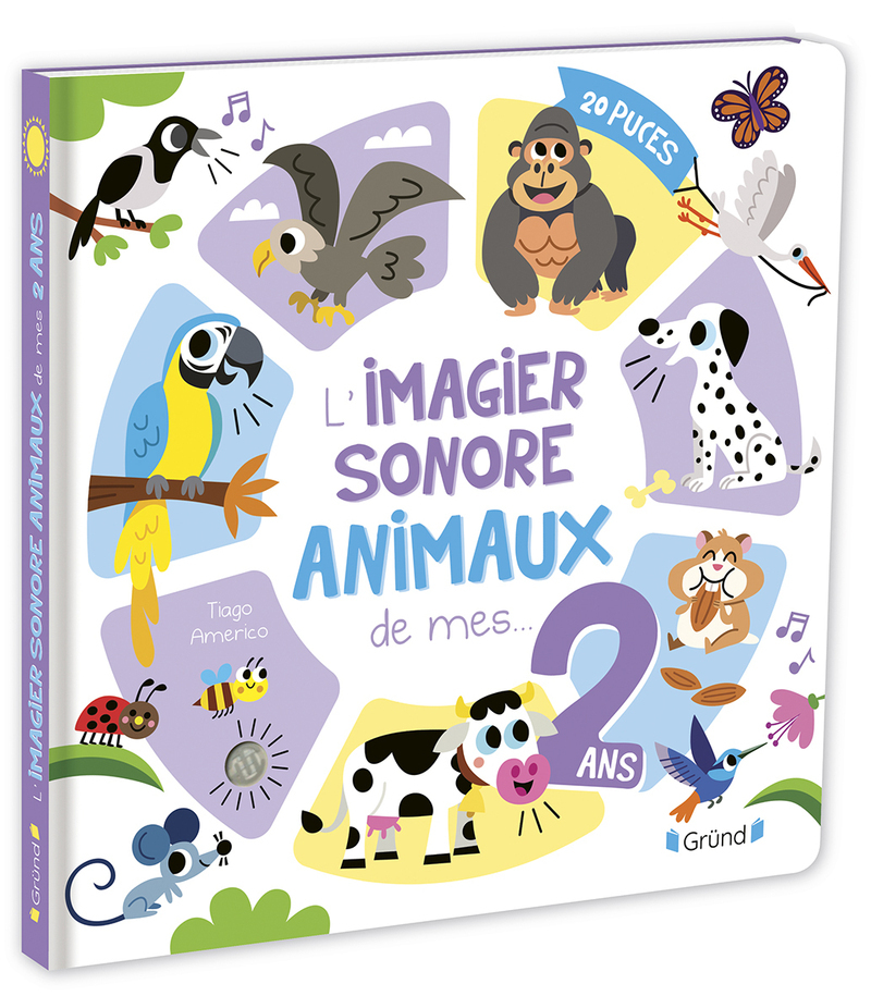 [9782324037085] L'imagier sonore des animaux de mes 2 ans