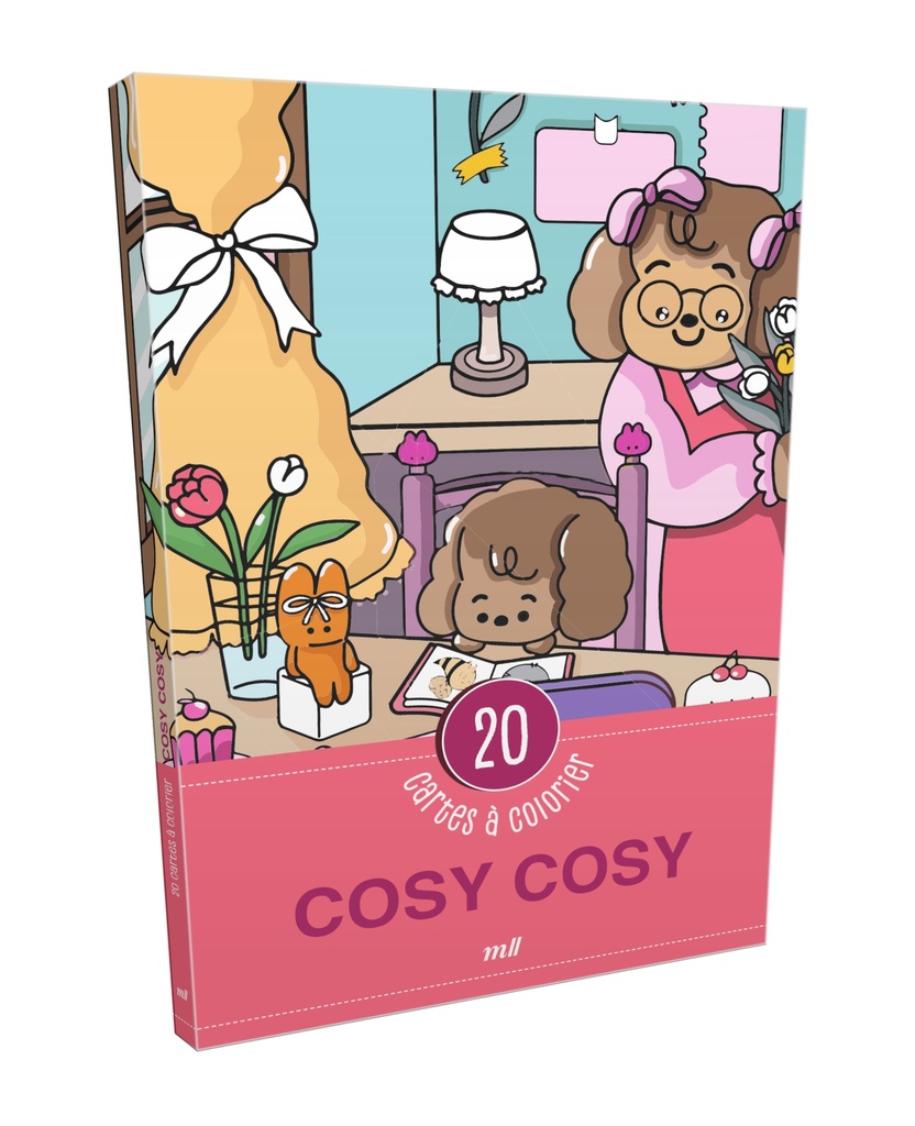 [9782383559719] Cosy cosy - 20 cartes à colorier