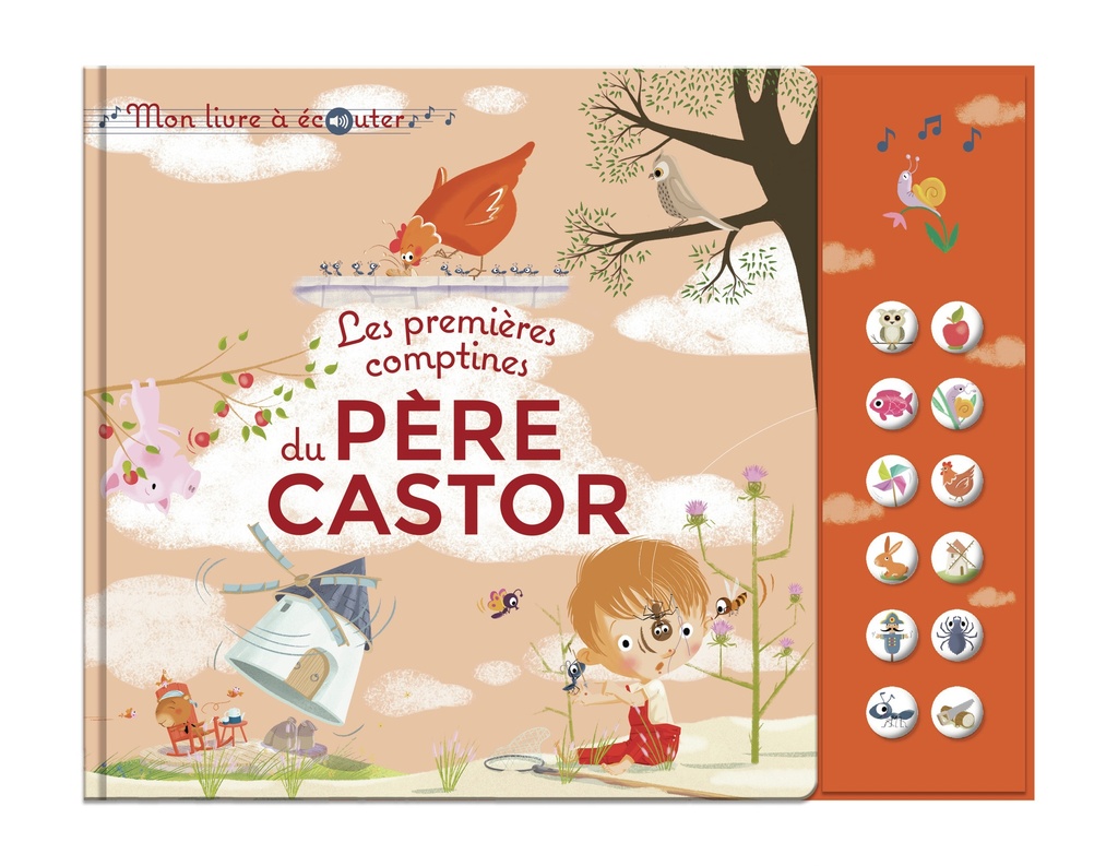 [9782080489586] Les premières comptines du Père Castor - Mon livre à écouter