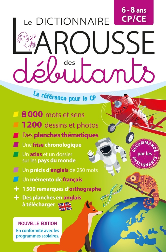 [9782036068728] Larousse dictionnaire des débutants 6/8 ans CP/CE