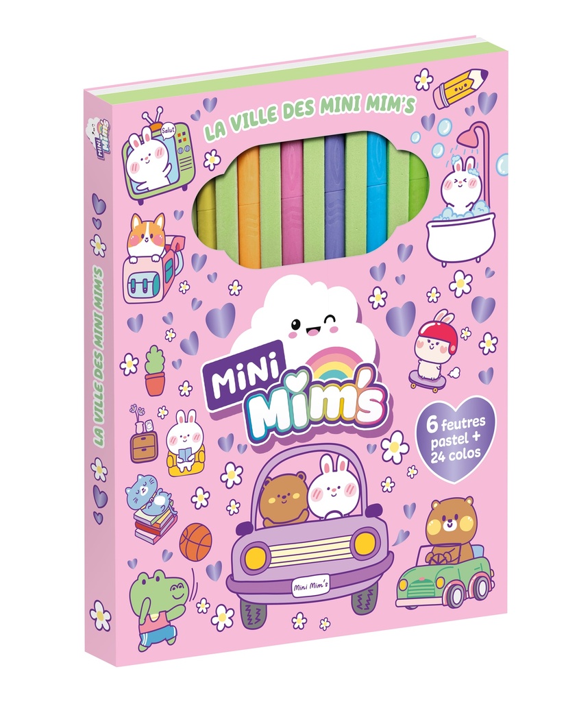 [9782215198512] La ville des Mini Mim’s (coffret feutres)