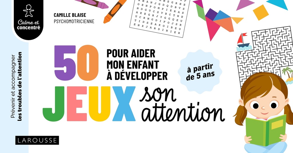 [9782036077263] 50 jeux pour aider mon enfant à développer son attention
