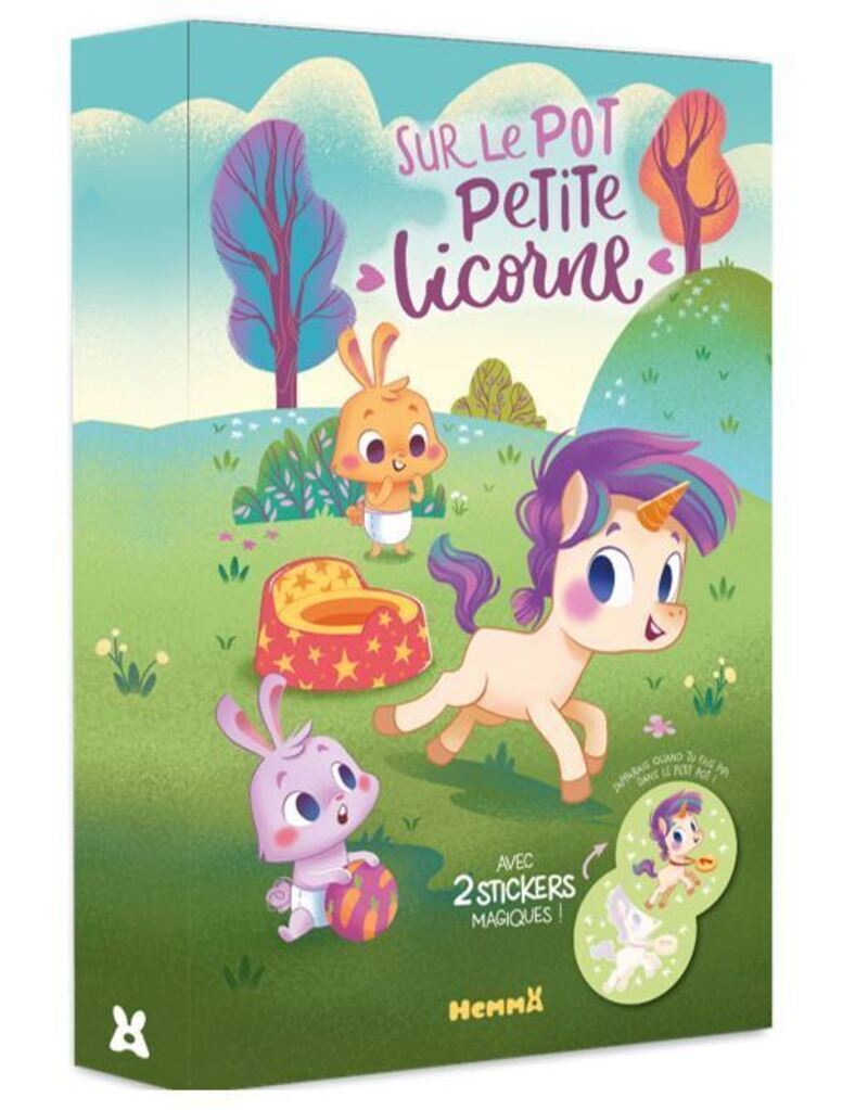[9782508060656] Sur le pot Petite Licorne ! - Avec 2 stickers magiques !