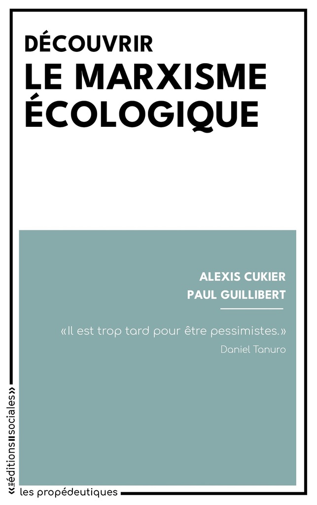 [9782353671229] Découvrir le marxisme écologique