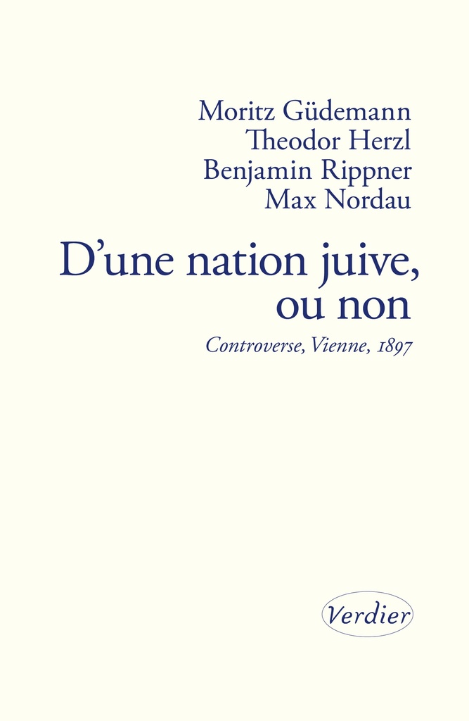 [9782378562694] D'une nation juive, ou non