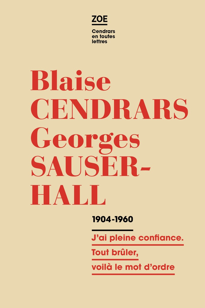 [9782889074501] Correspondance 1914-1960
