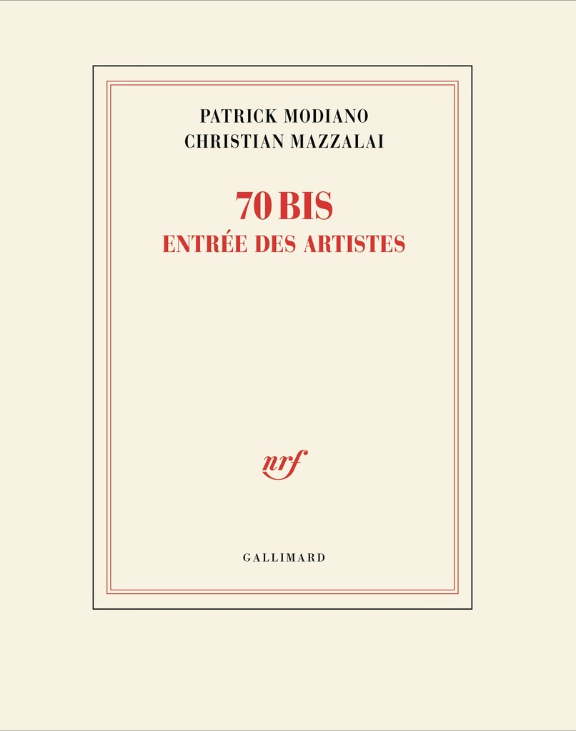 [9782073123633] 70 bis, entrée des artistes