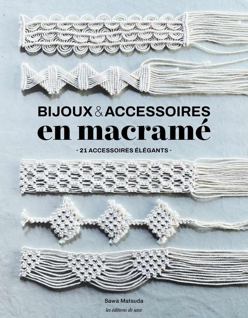 [9782756542737] Bijoux & accessoires en macramé