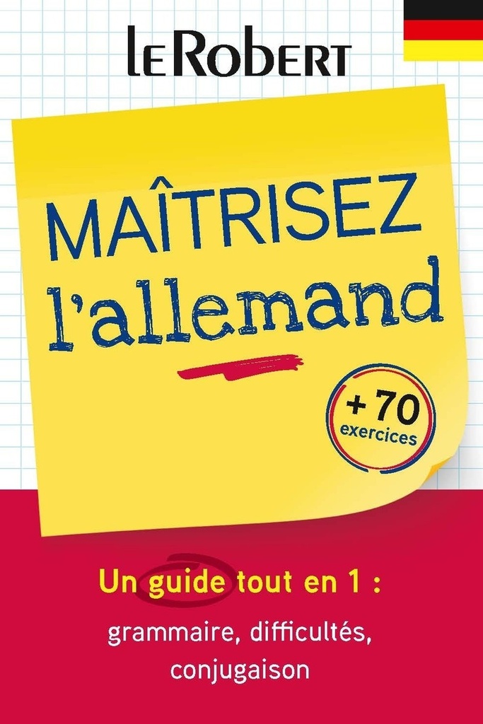 [9782321021322] Maîtriser l'allemand - Un guide tout en 1 : grammaire, difficultés, conjugaison
