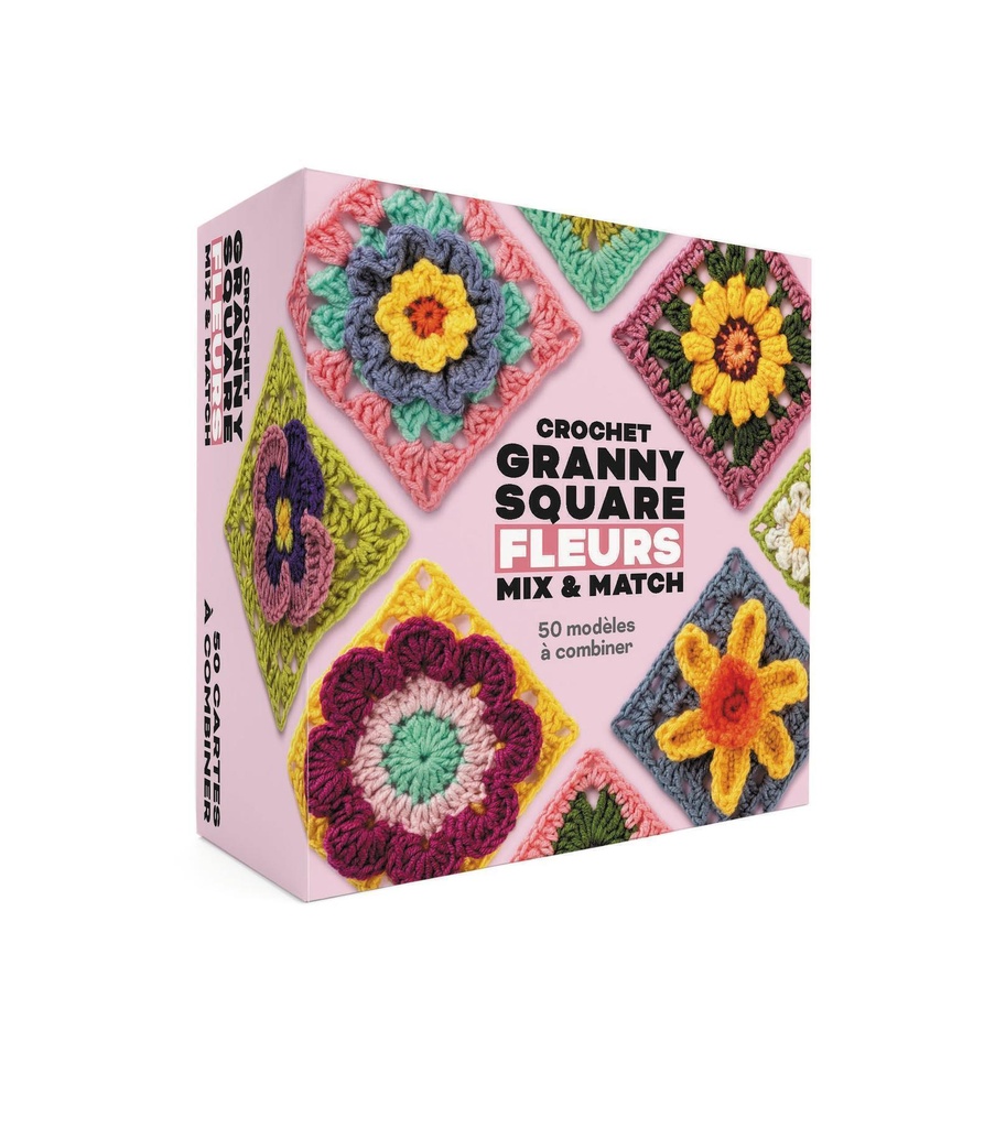 [9782416021008] Crochet granny square fleurs mixetmatch