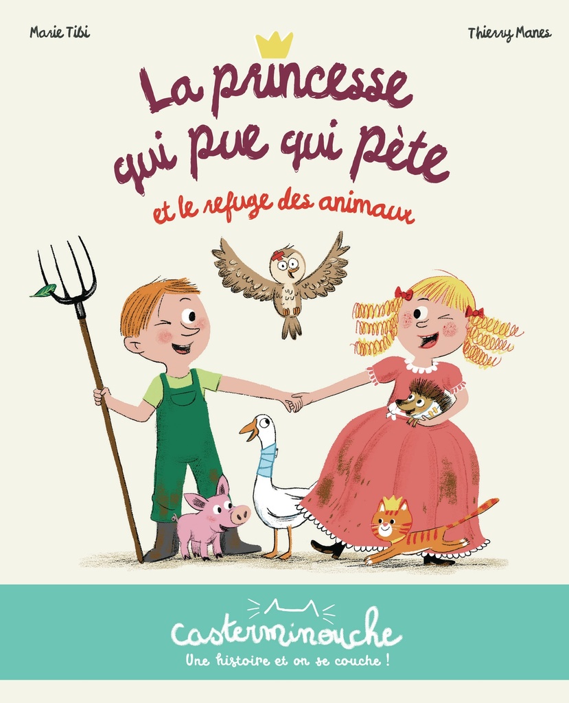 [9782203293274] Casterminouche - La Princesse qui pue qui pète et le refuge des animaux