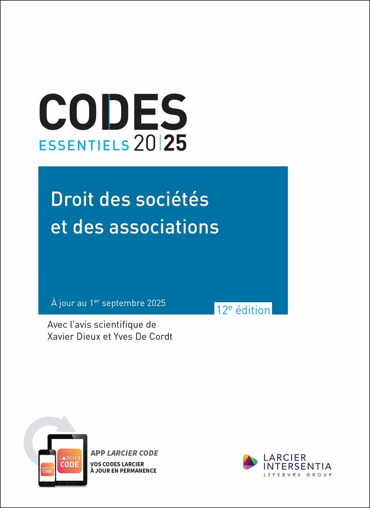 Code essentiel - Droit des sociétés et des associations 2025