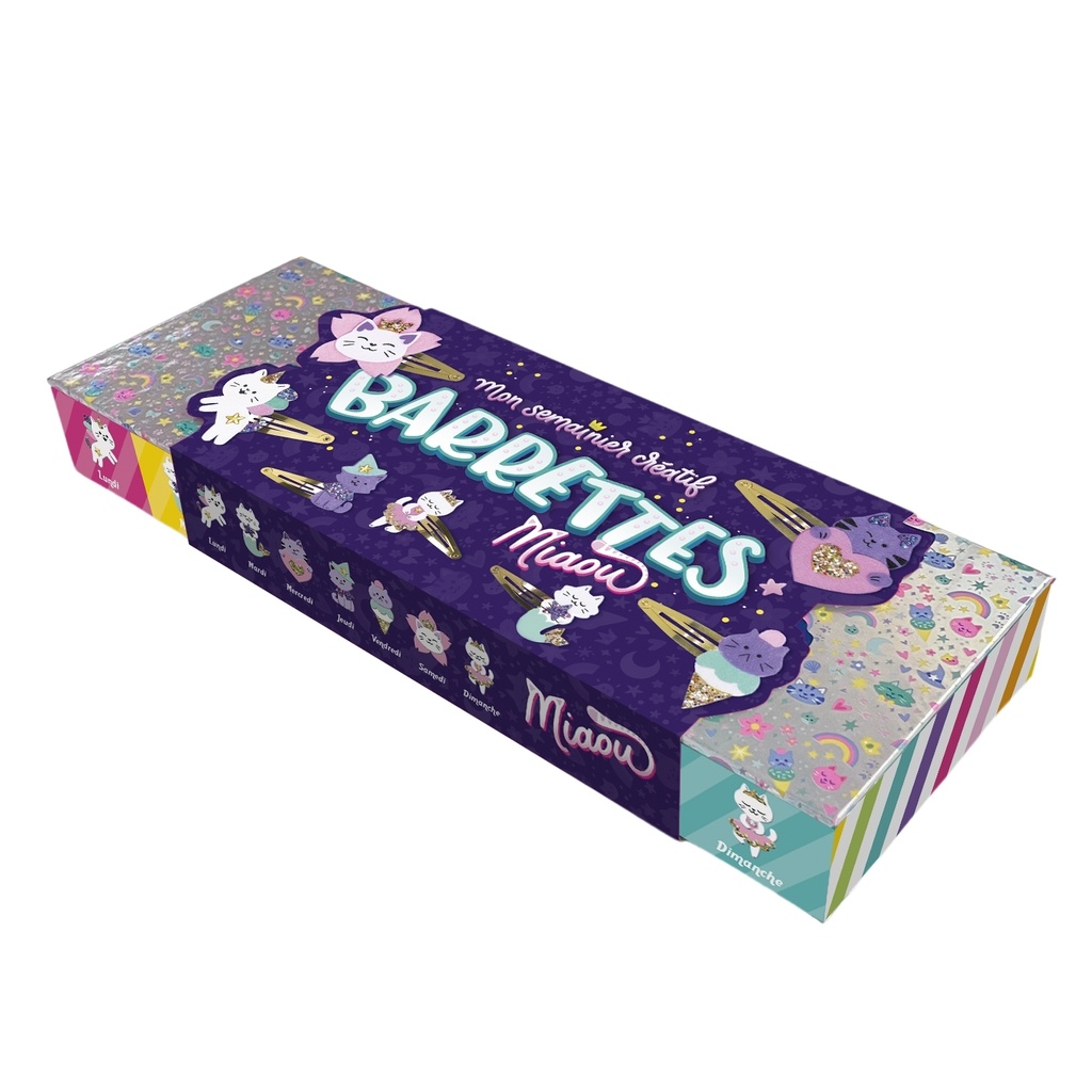 [9782809694260] Mon semainier créatif  barrettes Miaou