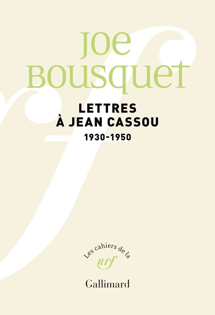 [9782073073853] Lettres à Jean Cassou