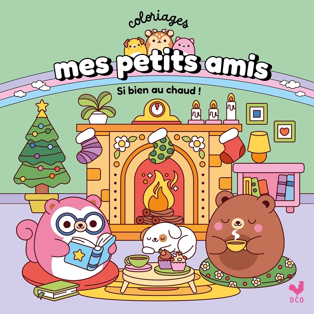 [9782017347040] Coloriages mes petits amis - Si bien au chaud !