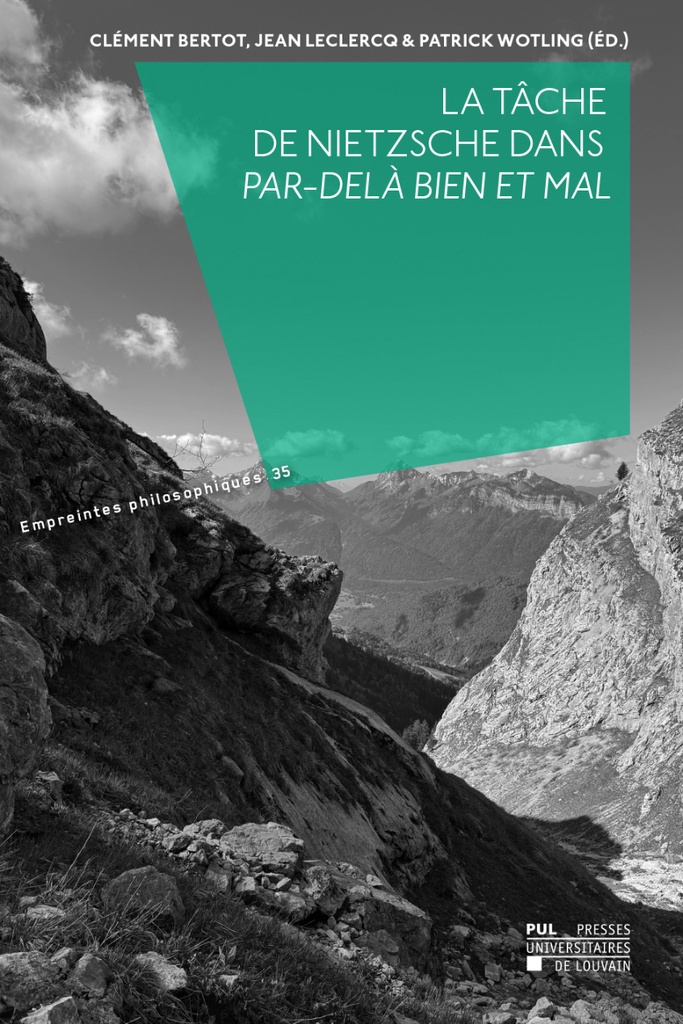 [9782390615880] LA TACHE DE NIETZSCHE DANS  PAR-DELA BIEN ET MAL