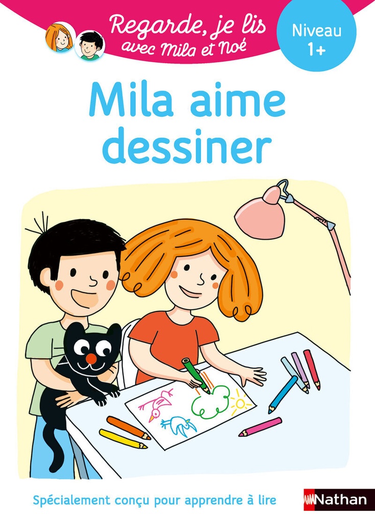 [9782095046194] Regarde je lis ! Une histoire à lire tout seul - Mila aime dessiner Niv 1+