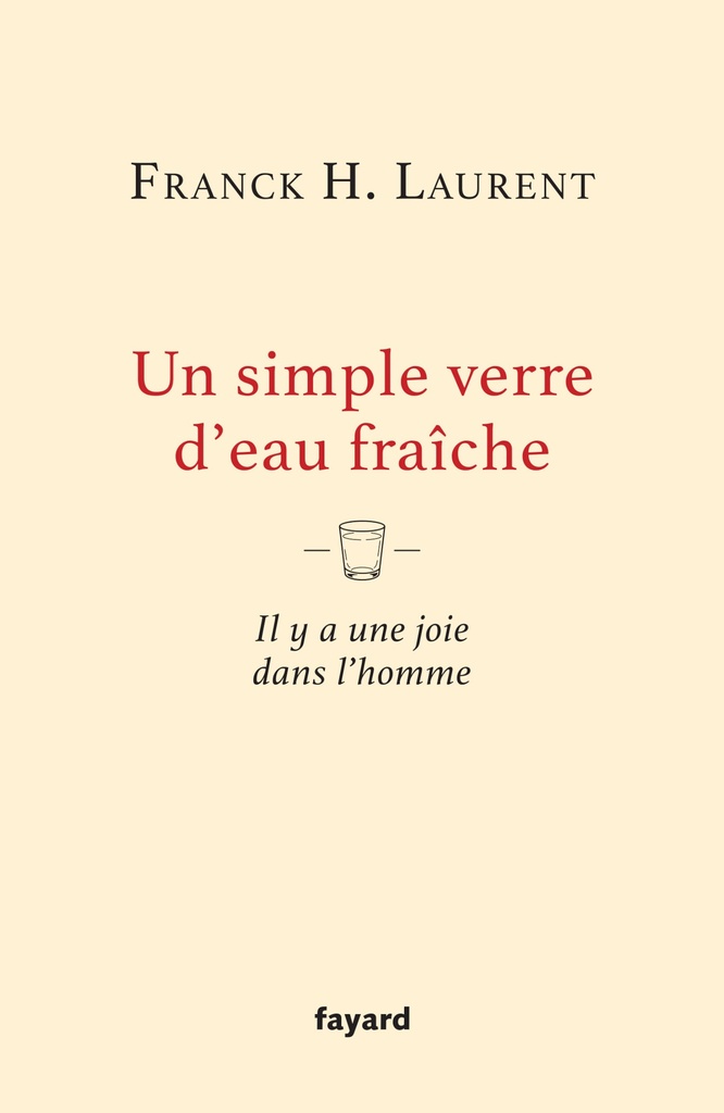 [9782213731292] Un simple verre d'eau fraîche