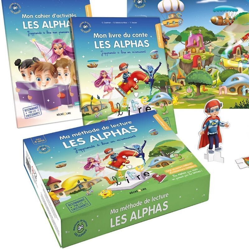 [9782366471908] Ma méthode de lecture Les Alphas - Le coffret déclic lecture
