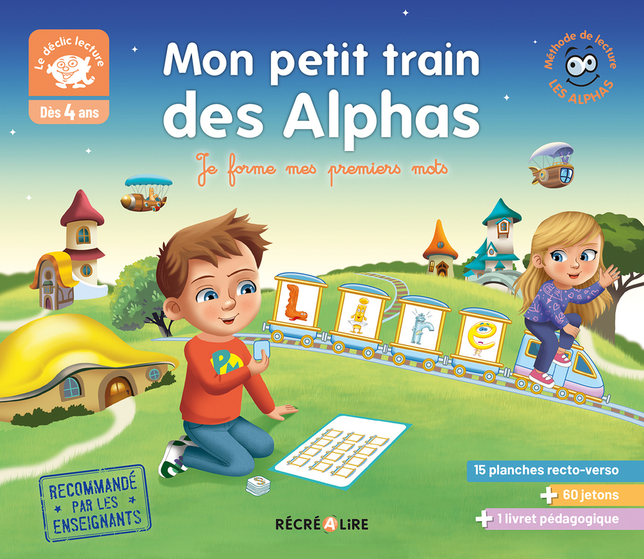 [9782366471991] Mon petit train des Alphas - Je forme mes premiers mots