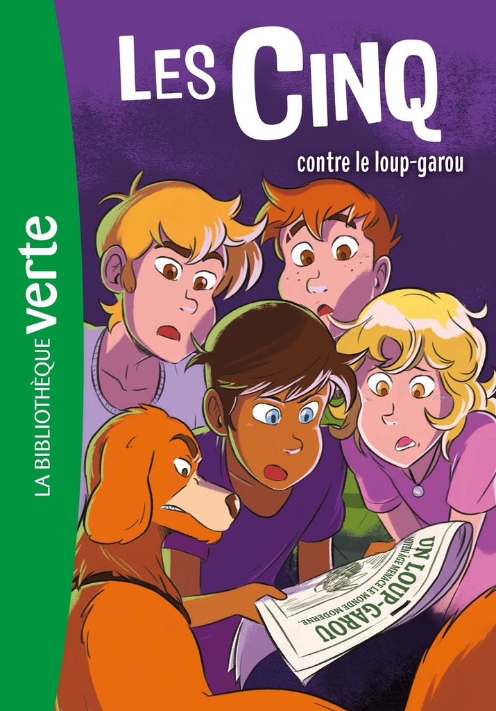 [9782017346135] Les Cinq (nouvelle édition), Tome 43 - Les Cinq contre le loup-garou