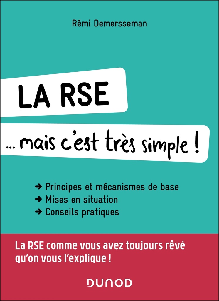 [9782100885350] La RSE... mais c'est très simple !