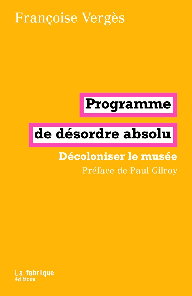 [9782358723022] PROGRAMME DE DÉSORDRE ABSOLU