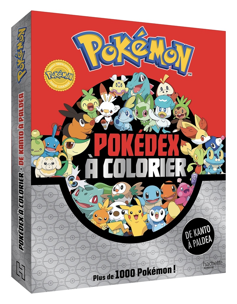 [9782017901556] Pokémon - Pokedex à colorier de Kanto à Paldea