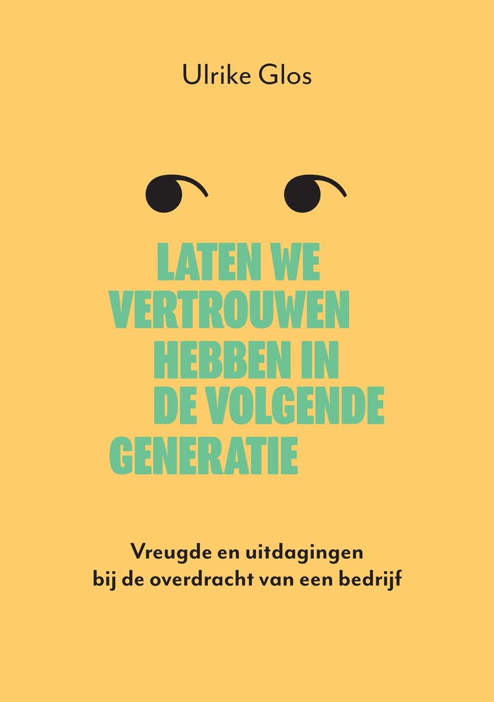 [9782808326391] Laten we vertrouwen hebben in de volgende generatie