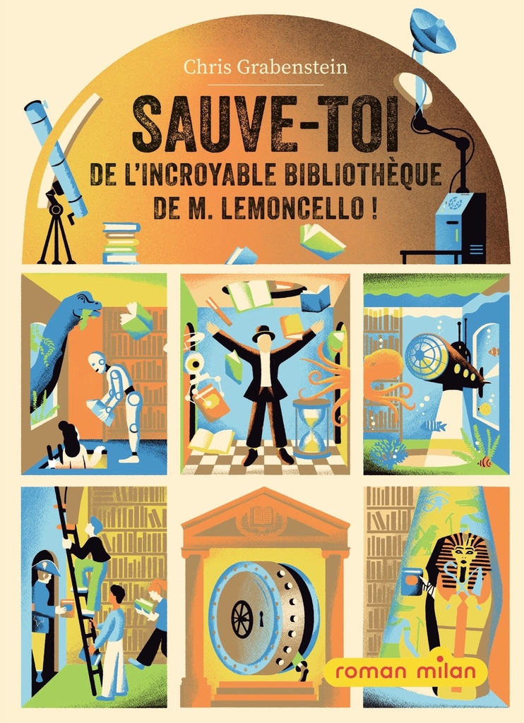 [9782408062972] Sauve-toi de l'incroyable bibliothèque de M. Lemoncello !