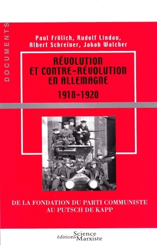 [9782912639608] Révolution et contre-révolution en Allemagne 1918-1920