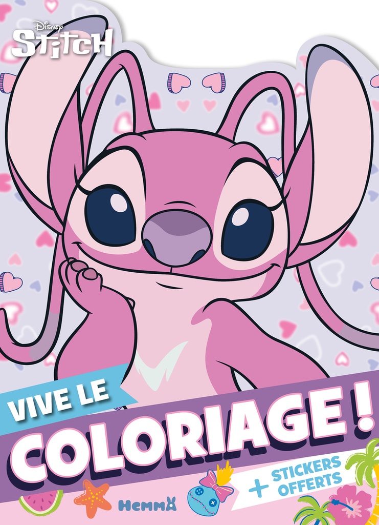 [9782508061516] Disney Stitch - Vive le coloriage ! (Angel) - + Stickers offerts