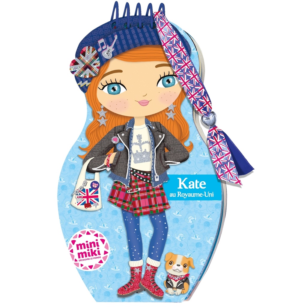 [9782809693584] Minimiki - Carnet créatif - Kate au Royaume-Uni nouvelle édition 2025