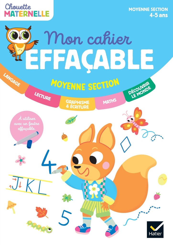[9782401122413] Mon cahier effaçable - Moyenne Section